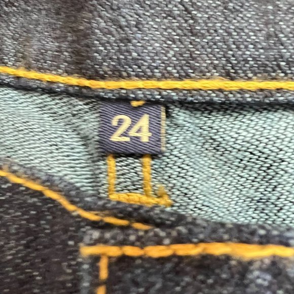 NWT Carmar Blue 100% Cotton Baggy Distressed Jeans SZ 24 - Picture 3 of 7